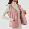 Women's Fashion Light Jacket Stand Collar Multicolor Zipper Button Coat