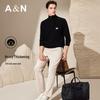 Antonio Men's 100% Merino Wool Turtleneck Sweater
