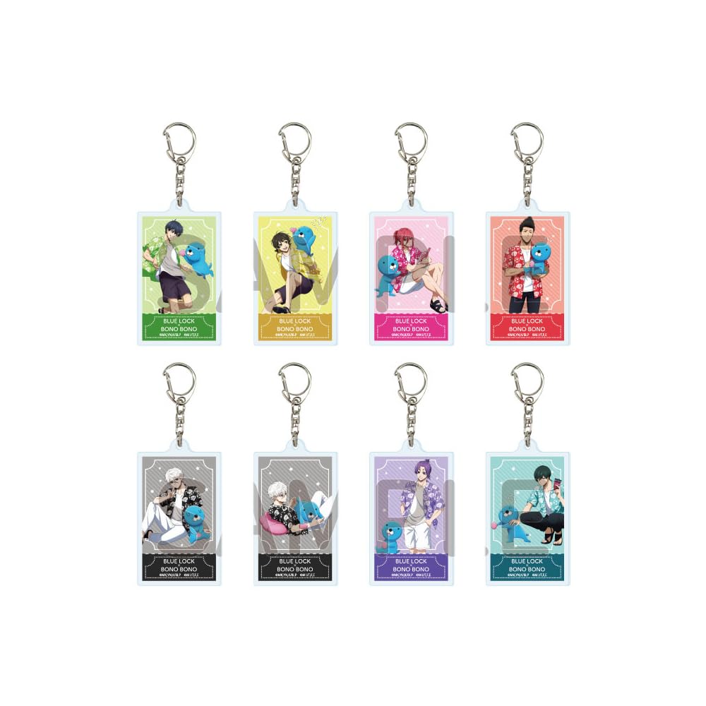 ТВ-аниме «Синяя тюрьма» x «Бонбоно» 01 [Оригинальная иллюстрация] Полный набор акриловых брелоков (Коробка из 8 шт.)