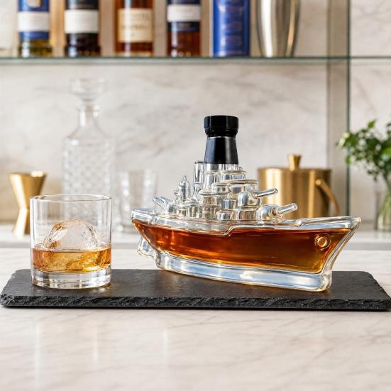 Vtipný karafa na whiskey ve tvaru francouzského buldočka, 350ml ručně foukaná skleněná láhev na alkohol, Nový dávkovač vína ve tvaru psa pro domácí bar, Dárek pro muže