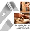 4Pcs 3 In 1 Scraper Stainless Steel Woodworking Crowbar Flat Head Raising Remover Net Face Honey Cutter Flat Pry Bar Hand Tools