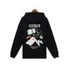 Unisex Trendy European & American Loopback Hooded Sweatshirts - Autumn/Winter, Featuring Loose Casablanca Style