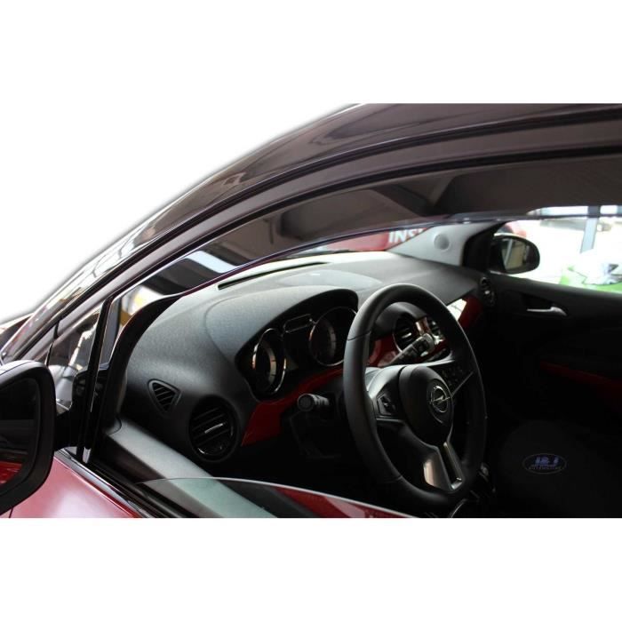 Heko Deflecteurs d'air Déflecteurs de Vent J&J AUTOMOTIVE Pour Opel Adam depuis 2013 3P. Berlina