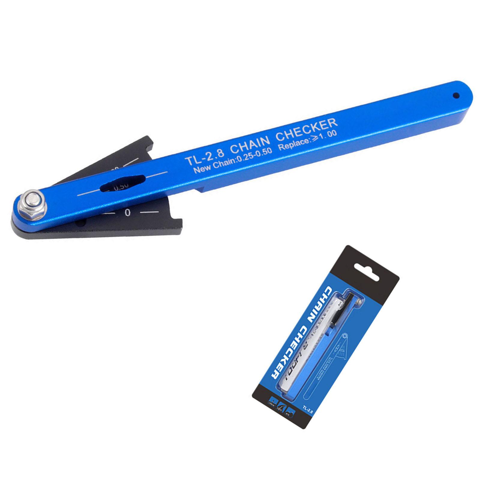 

Легкий индикатор износа цепи Портативный индикатор износа цепи Проверка звеньев Подходит для различных размеров цепи 1