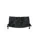 As If Cali Camouflage Lace-Up Wrap Skirt Charcoal