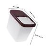 10Kg Rice Storage Bin Thickened Plastic Rice Bucket Moisture Proof Sealed Grain Container Food Grade Storage Box for Beans Flour