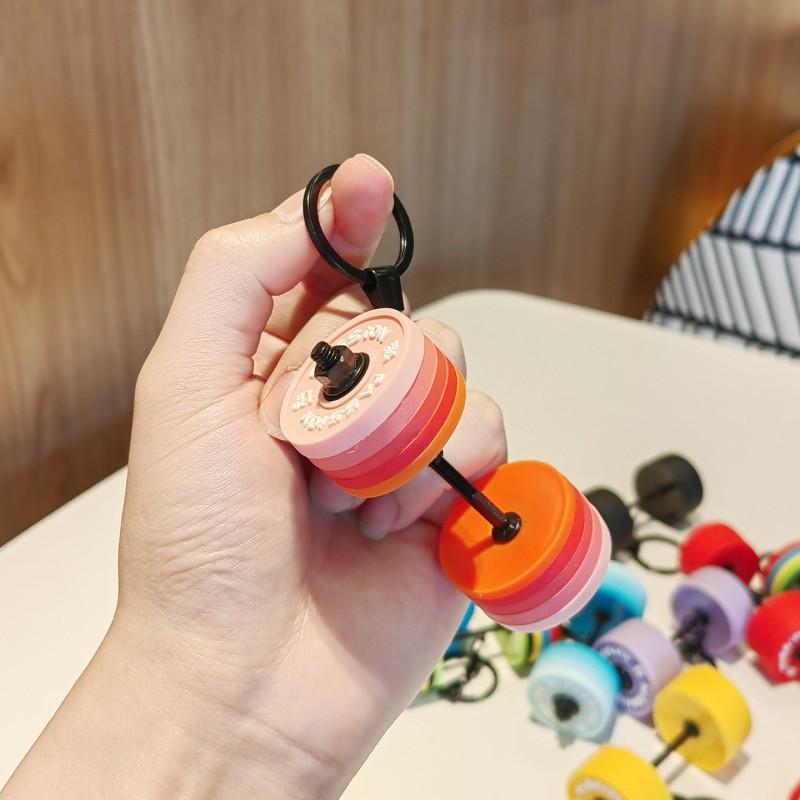 Fitness Bag Hanging High-value Equipment Series Dumbbell Barbell Key Chain Backpack Jewelry