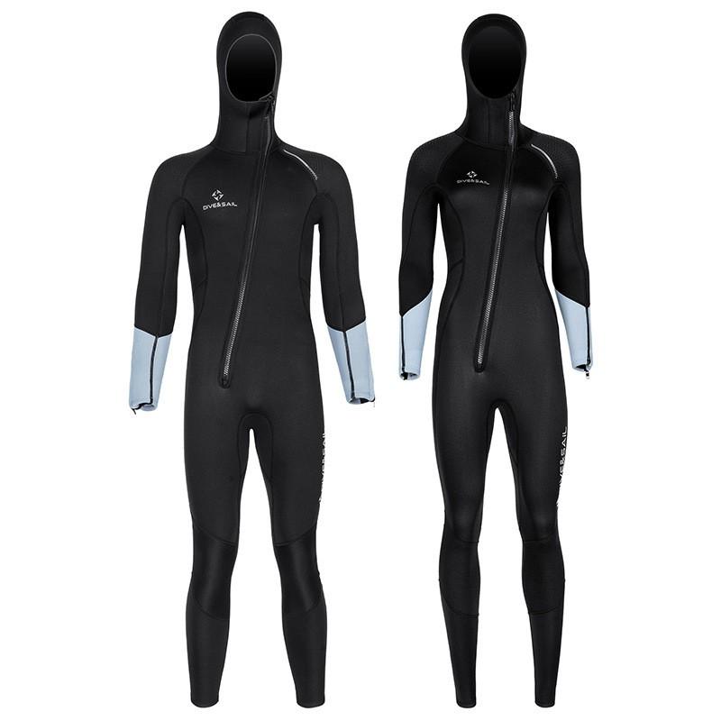 3mm Vollneoprenanzug Damen Mit Kapuze Langarm Design Thermischer Tauchanzug Schnorcheln Surfen Schwimmen