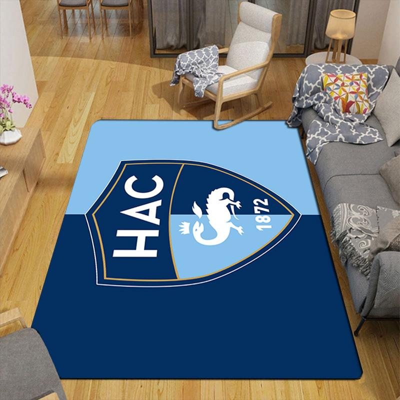 Havre Athletic Club Pattern Rug Floor Mat for Living Room or Bedroom Soft and Comfortable Carpet a Gift for Birthday and Holiday.
