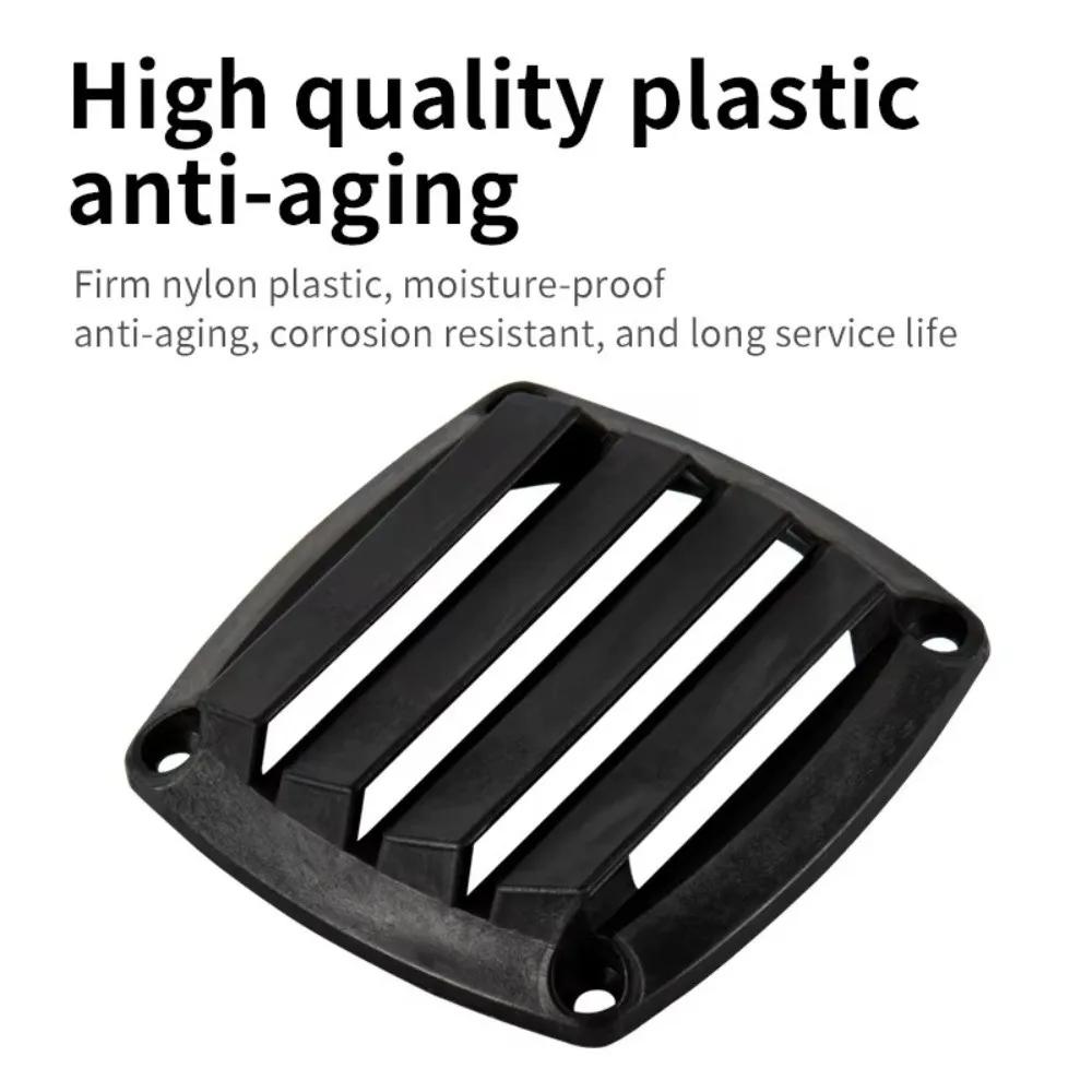 Plastic Square Vent Cover Retrofit Water Outlet Accessories Boat Air Vent 8.5/13cm Vent Grill Cover Ventilation System