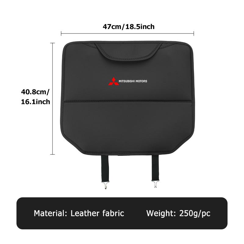 Car Seat Anti Kick Mats Back Storage Half Pack Anti Kick Mats Accessories For Mitsubishi Lancer ASX Pajero Mirage Attrage WJ4