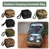 Large Picnic Ice Bag 900D Cloth Camping Travel Organizer Outdoor Camping Storage Bag for Camping BBQ Family Outdoor Activities