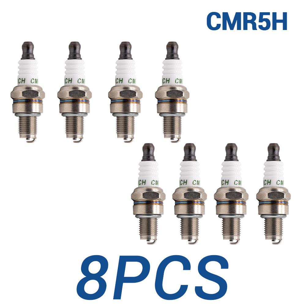 2-8PCS Spark Plugs Torch CMR5H Replace for Autolite 4194 for 7599 6776 for Champion 965 RZ7C RZ7CT10 Garden Lawnmower Candles