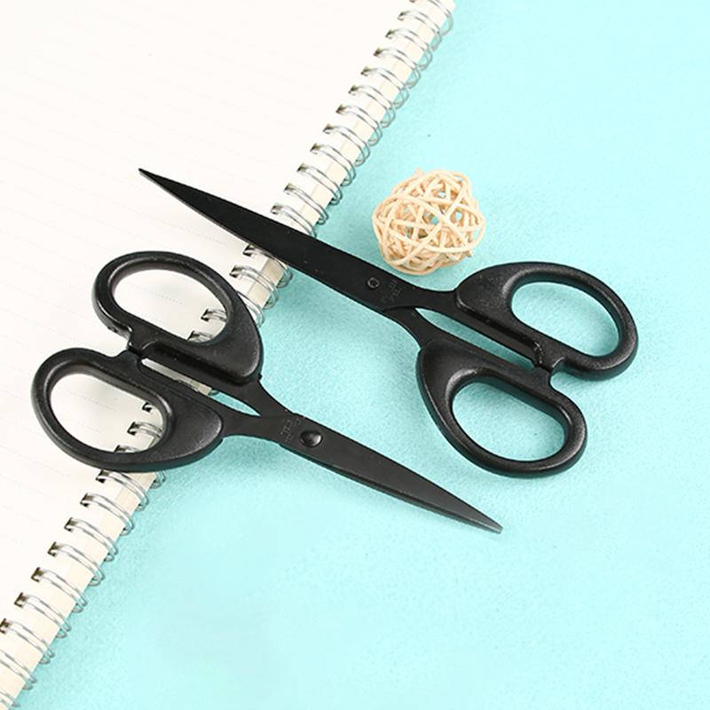 Fniiva 4 Sizes Scissors Black Blade Scissors Sharped Students Paper Cuttings Scissors Household Office Supplies