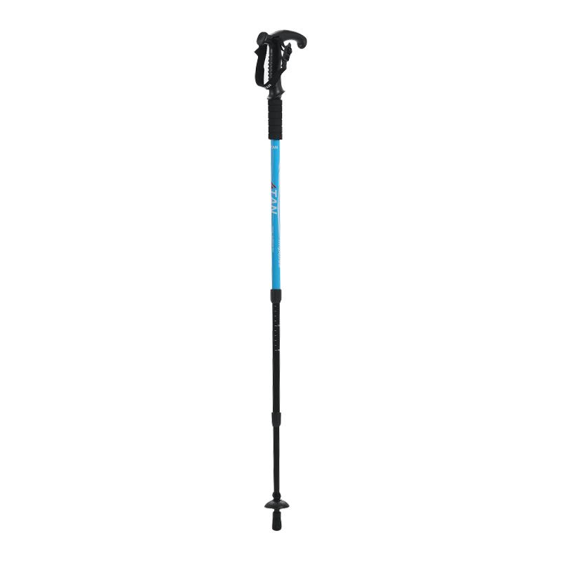 ATAN Foldable Crutch Trekking Pole Aluminum T Type Nordic Walking Sticks Walking Pole Alpenstock