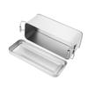 Cookie Container Metal Storage Tins Luxurious Touch Secure Seal Sturdy Buckle Tight Seal Easy Storage Exquisite Details
