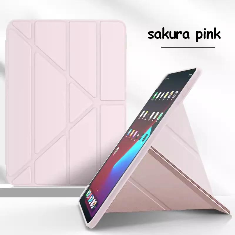 Y-Fold Leather Flip Case for IPad Mini 6 7 A17 Pro 11 M4 IPad A16 Air 11 M2 M3 for Air 2 3 4 5 6 7 8 9 10 11 Th Gen Tablet Case