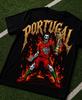 CR7 Portugal Graphic Tee, Hand-drawn Art, Unisex T-shirt