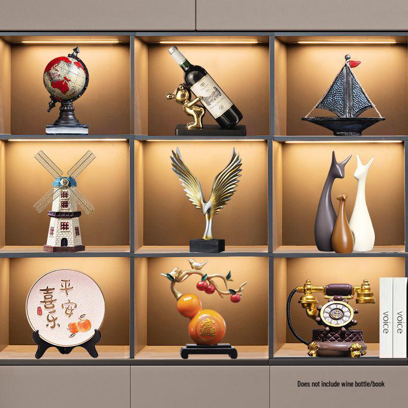 2025 High-End Living Room Decor: Wine & TV Cabinet Art Pieces