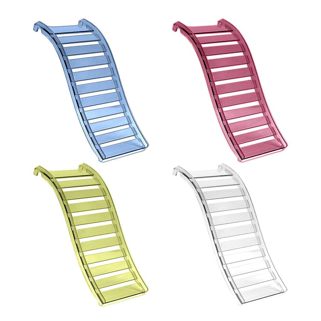 Hamsterleiter Habitatdeko Hütte Zubehör Rutschfest Stabil für Käfigdeko und Zubehör Kletterspielzeug für Kleintiere