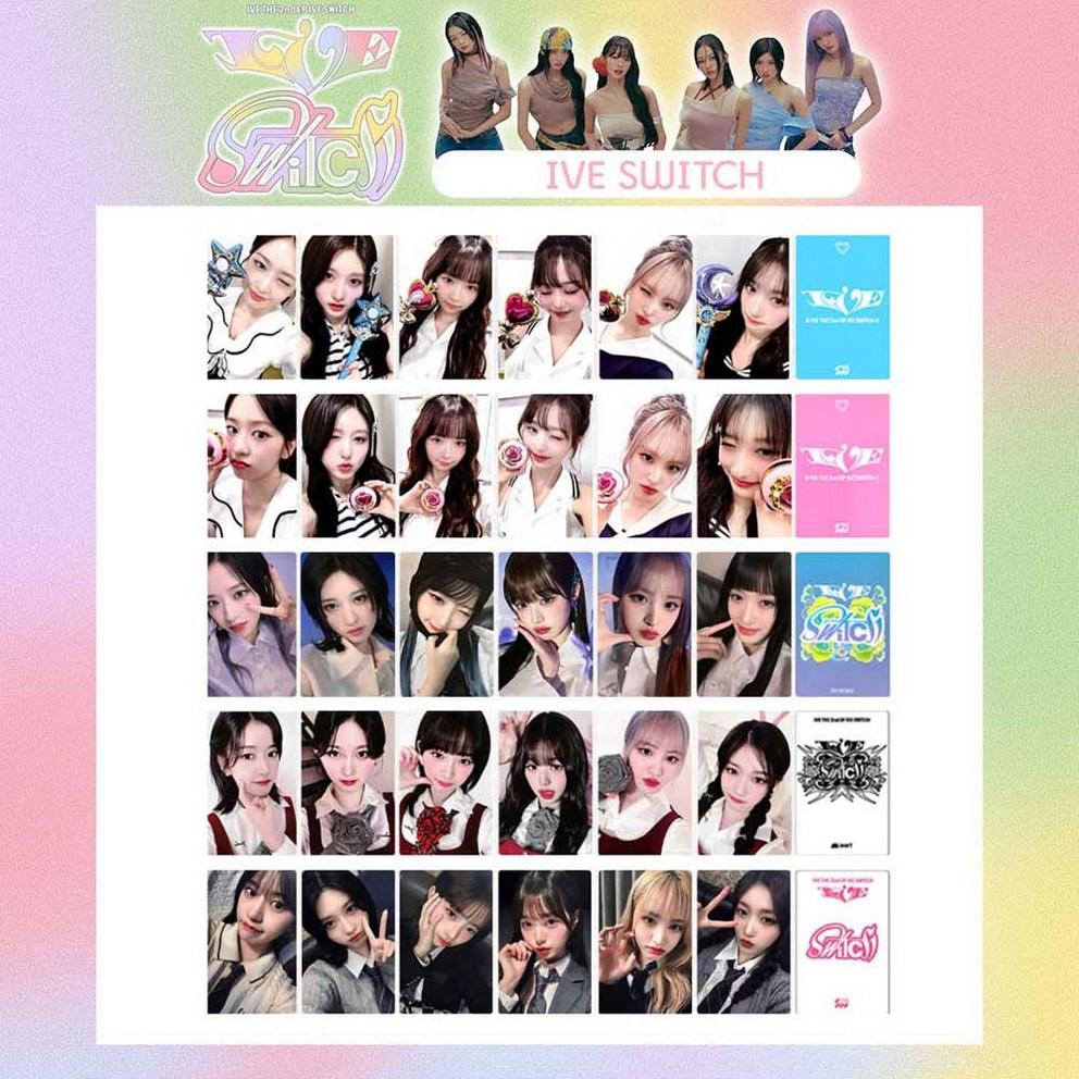Ive Switch Earp Poca Photocard 30-Sheet Set (7 Types)