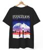 Neon Genesis Evangelion T-Shirt End Of Evangelion Dark Anime Gothic Unisex Tee