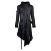 Cosplay Costumes Men Halloween Gothic Long Sleeve Hooded Jacket New Pure Color Halloween Cosplay Vintage Costume
