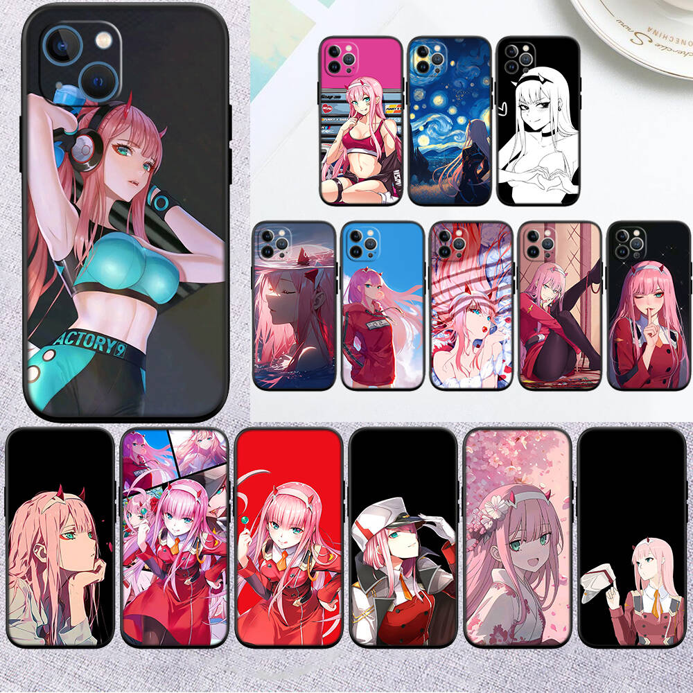MH157 Zero Two Phone Shell Case for Redmi Note 12 12S 12C 13 13C 13R 14 14S 14R 14C Pro Max Plus A3 A3X A4 A5 11A 13X