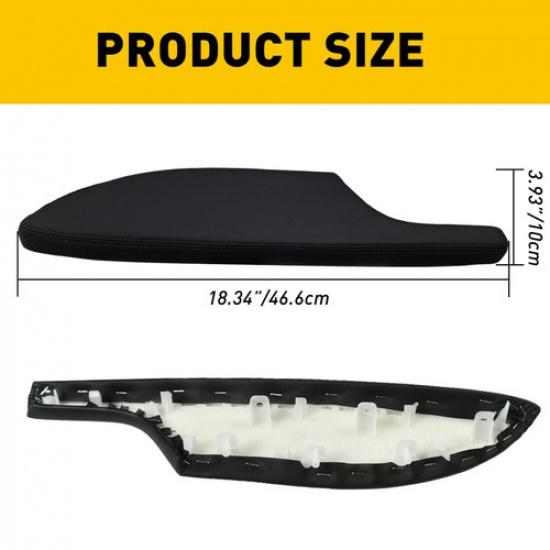 Fit For 45150 Coupe Left Side Honda Accord Door Armrest Panel ( Black Leather )