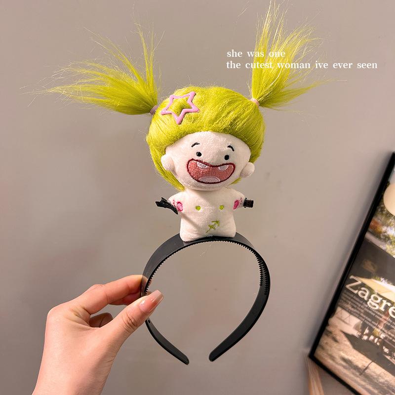 Plush Doll Headband Constellation Doll Hairband Cute Hairhoops Cosplay Headwear Hair Accessories