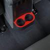 Roter Heck-Getränkehalter-Rahmenabdeckung Zierleisten für 2007-2010 Jeep Wrangler JK