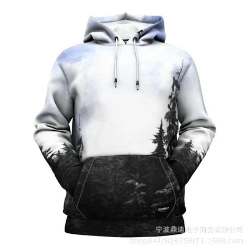 The Latest 3D Printed Men's and Women's Fashion Sports Pullover Casual Long Sleeves in Autumn and Winter in Europe and America