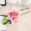 Artificial Lily Flower Real Looking 3D Printing Artificial Flowers Fake Flowers Flores for Wedding Home Garden Ornaments