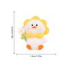 Duck Car Dashboard Decorations Car Interior Mini Duck Doll Decoration Happy Duck Ornament Duck Figures Cute Car Dashboard