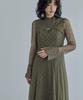 Geometric Party Wedding Lace L [niana] Back-open Dress, Dress, Dress, One-piece Dress, Olive,