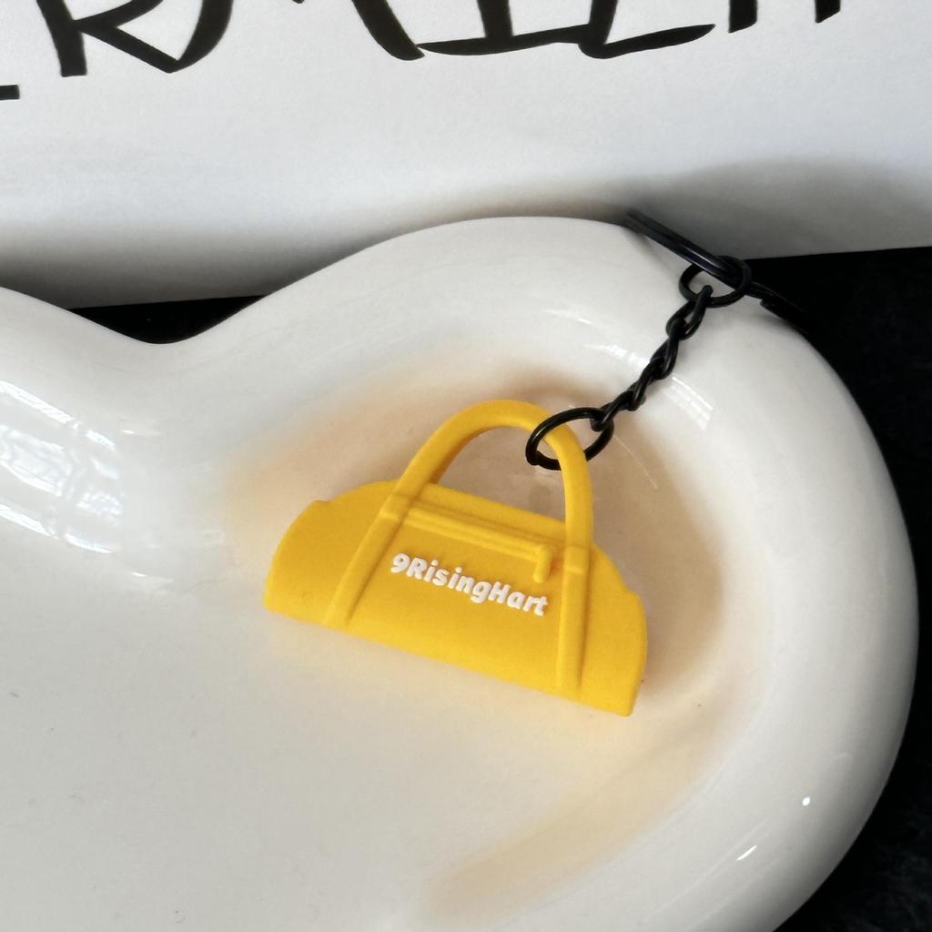 Miu Series Dumbbell Plate Keychain: Trendy Fitness Accessory & Sports Jewelry Gift