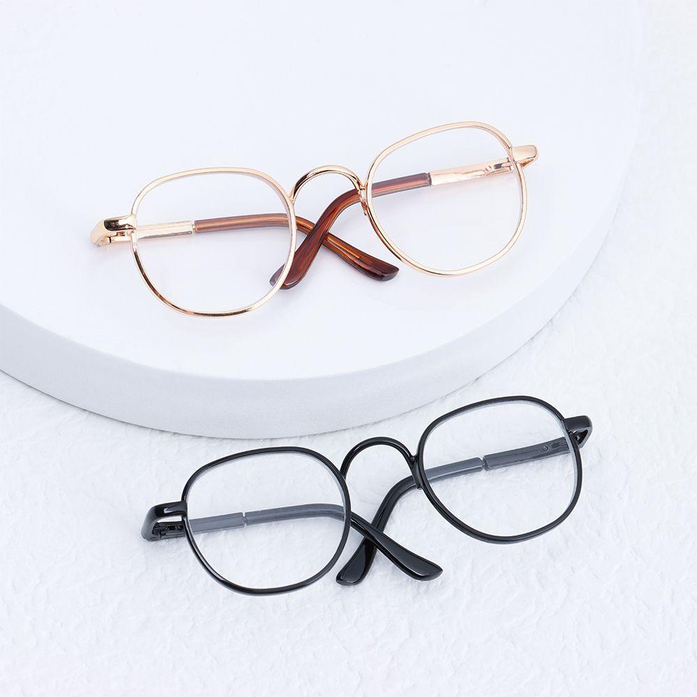 Doll Accessories Cute Metal Toy Round Eyeglasses American Grils Glasses Pet Glasses Doll Glasses