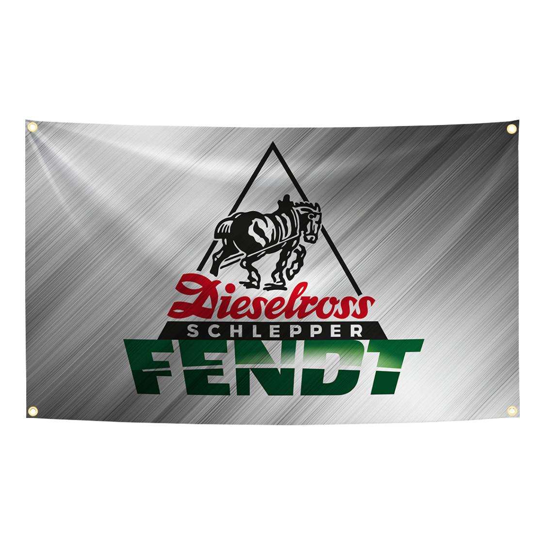 90x150cm Deutsche Landmaschinen F-Fendts Flagge Wandteppich Polyester Digitaldruck Banner Für Garage Wandkunst Dekoration 60x90cm24x35in