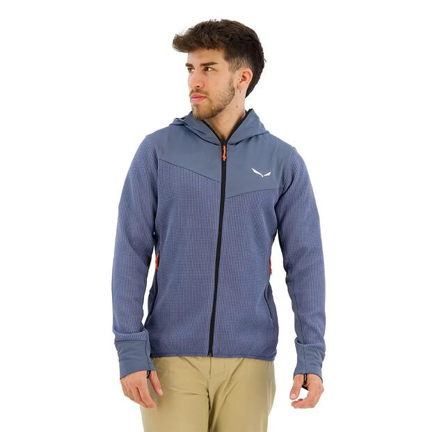 Salewa флисовая толстовка Puez Waffle HYB PL HD