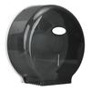 Single Roll Tissue Dispenser Jumbo Tissue Dispenser Toilet Paper Roller for Hotel Bar Transparent Black