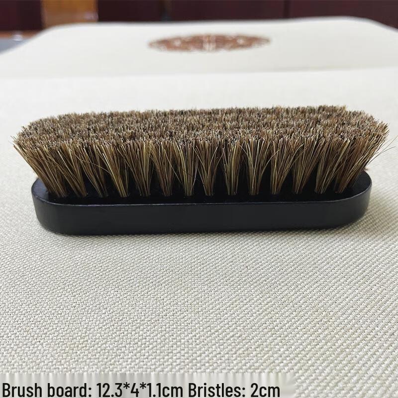 SEE KEAN Beechwood Horsehair Shoe Brush