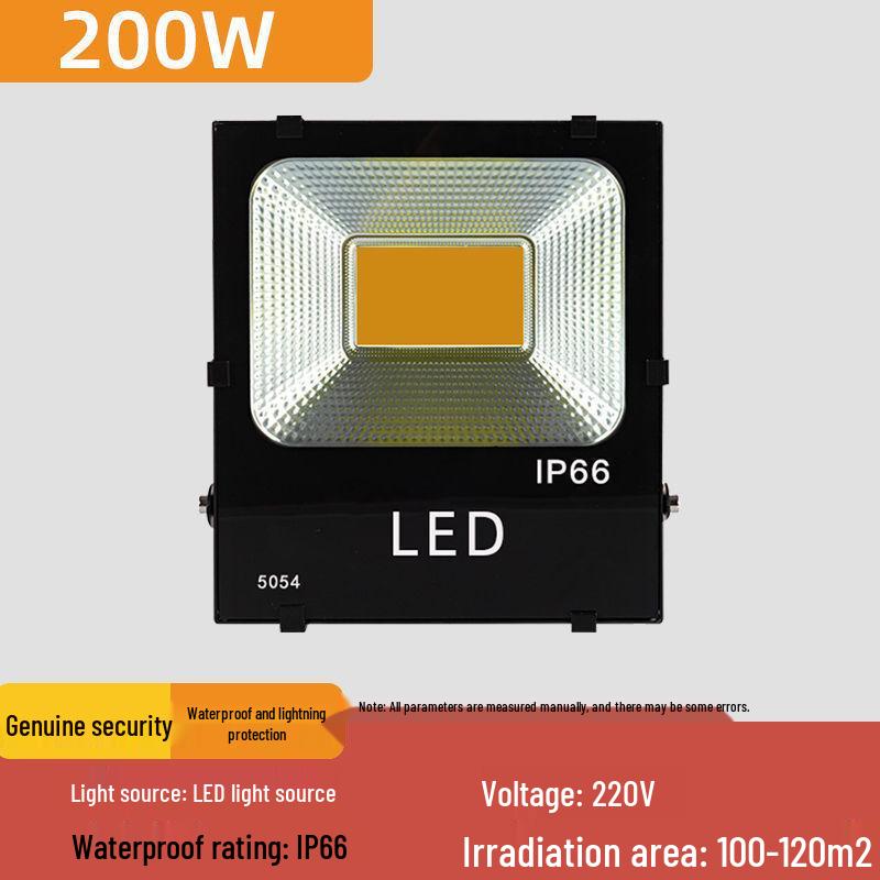 30W/50W Waterproof LED Floodlight: Warm Outdoor Spotlight for Courtyards & Advertising