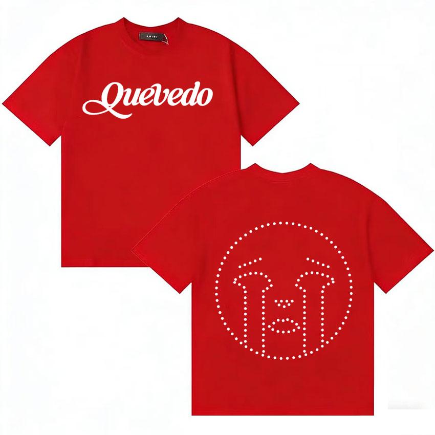 

Rapper Quevedo Buenas Noches Harajuku T Shirts Unisexs Women Y2K Cotton Short Sleeve Tshirts Fashion Oversized Tshirt Streetwear S