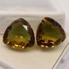 Alexandrite 16 Ct Natural Color Change Trillion Pair Certified Gemstone