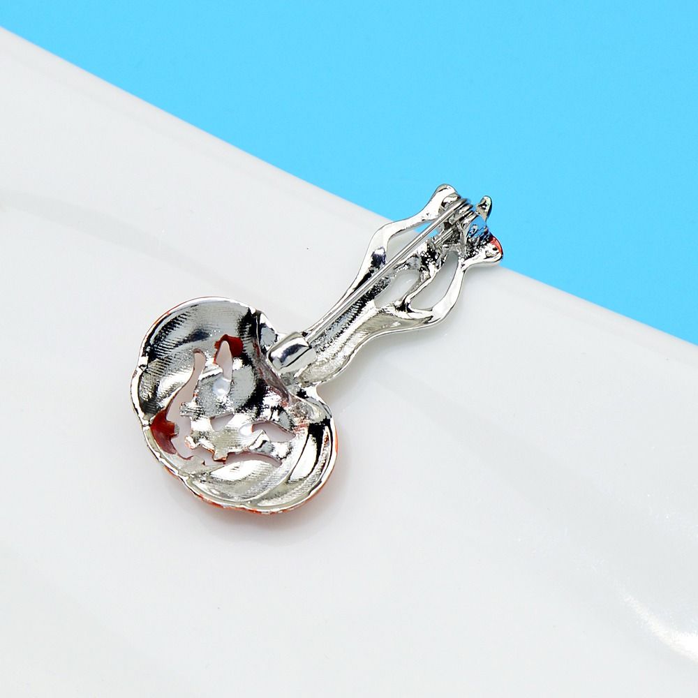 Ghost Pumpkin Lantern Brooch Zinc Zinc Alloy Halloween Brooch Cool   Girls