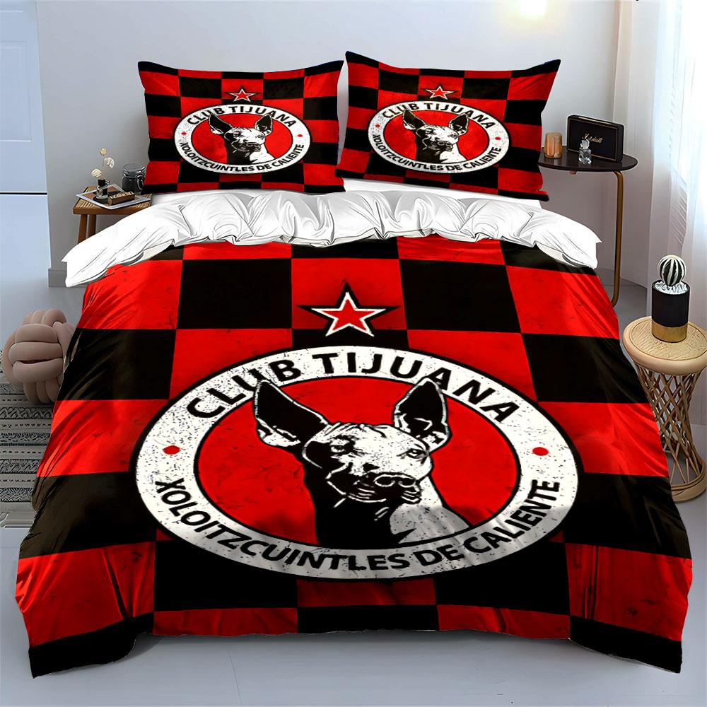 Club Tijuana Logo Bedding Set Bedding Duvet Cover Set Duvet Cover Pillowcases  (1 * Duvet Cover 2 * Pillowcases, without duvet insert)
