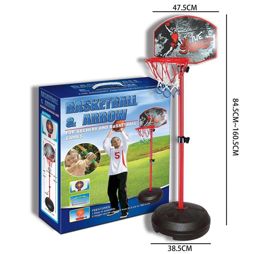 Großes 205 cm Eisen-Basketball-Rack Toy Boy Shooting Sports Ball Rack Spielzeug