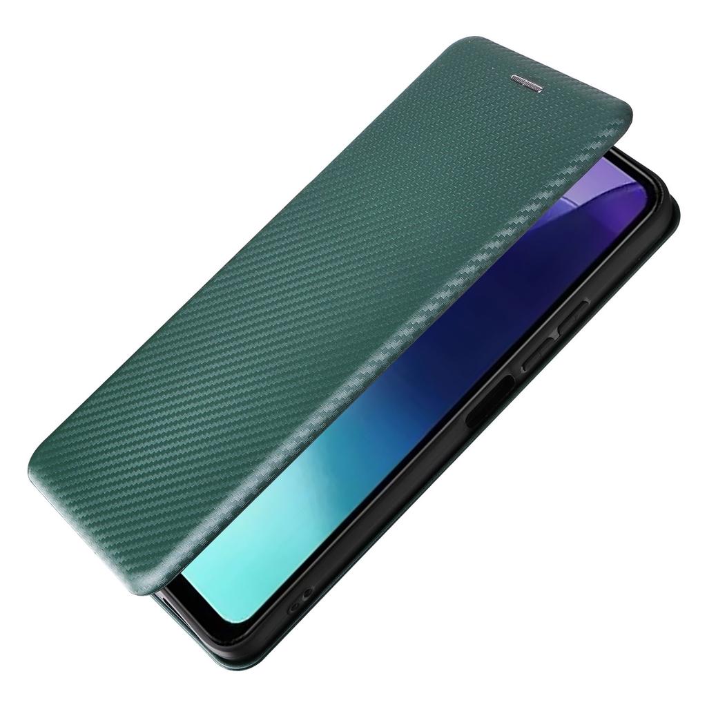For Xiaomi Poco C75 4G/Redmi 14R 5G/14C 4G Case Carbon Fiber Texture Drop-Proof PU Leather Phone Cover