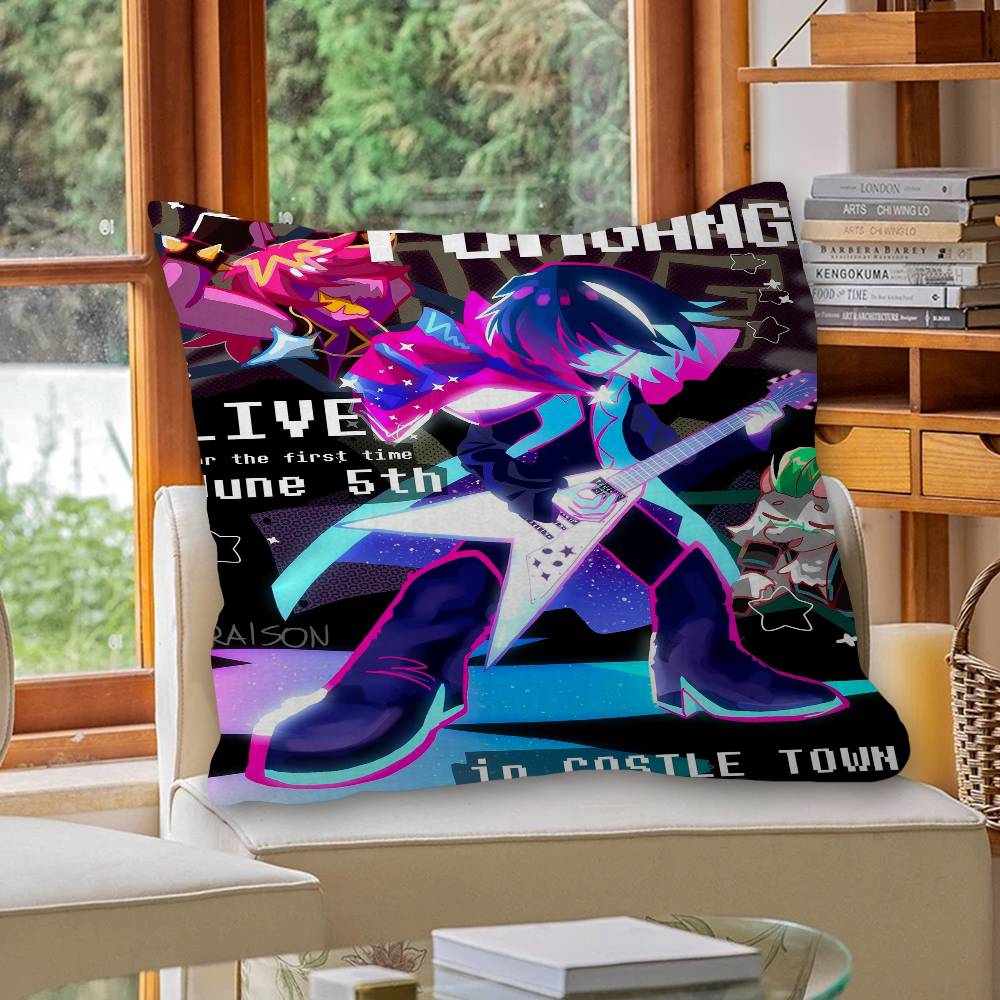 D-Deltarune Anime Pillow Cover For Bedroom Room And Living Room Sofa Decorative Cushion Cover