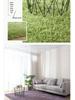 Long Pile Silk Wool Carpet - Full Coverage Bedroom and Living Room Rug, Solid Color